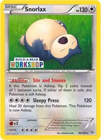 Snorlax (80/106) (Build-a-Bear Workshop Exclusive) [XY: Flashfire] | Sanctuary Gaming