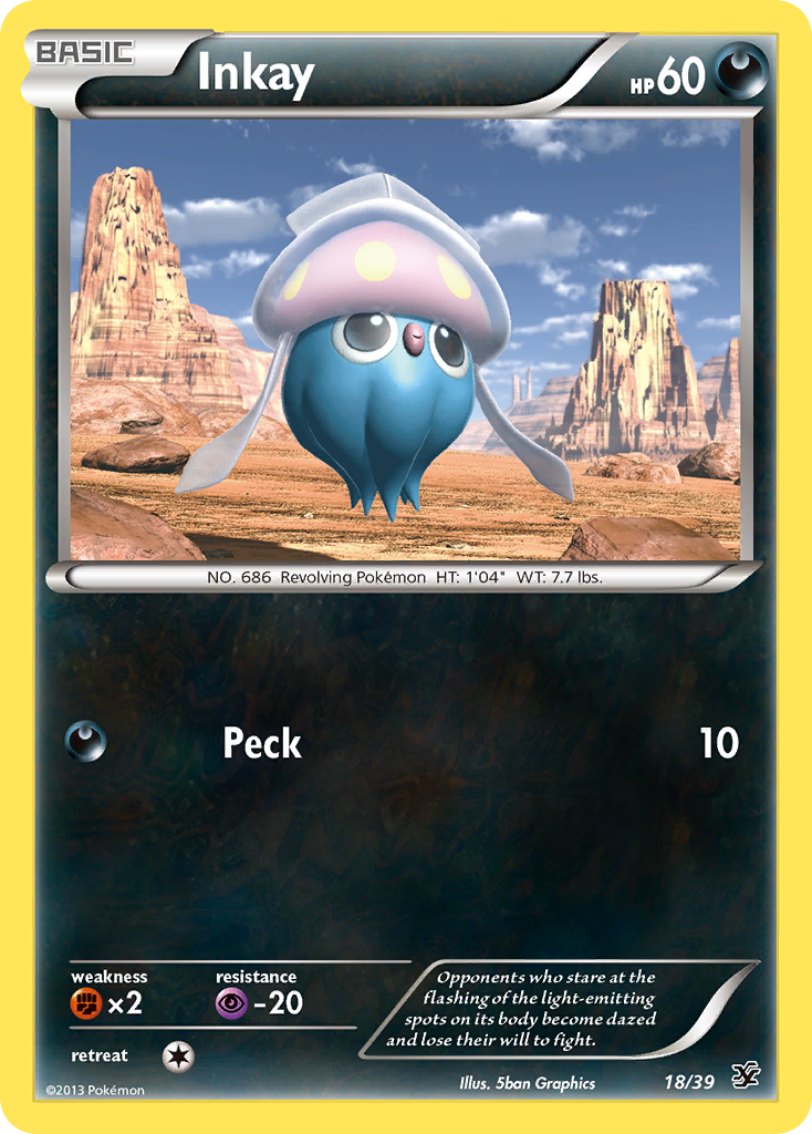 Inkay (18/39) [XY: Kalos Starter Set] | Sanctuary Gaming