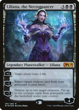 Liliana, the Necromancer [Core Set 2019] | Sanctuary Gaming
