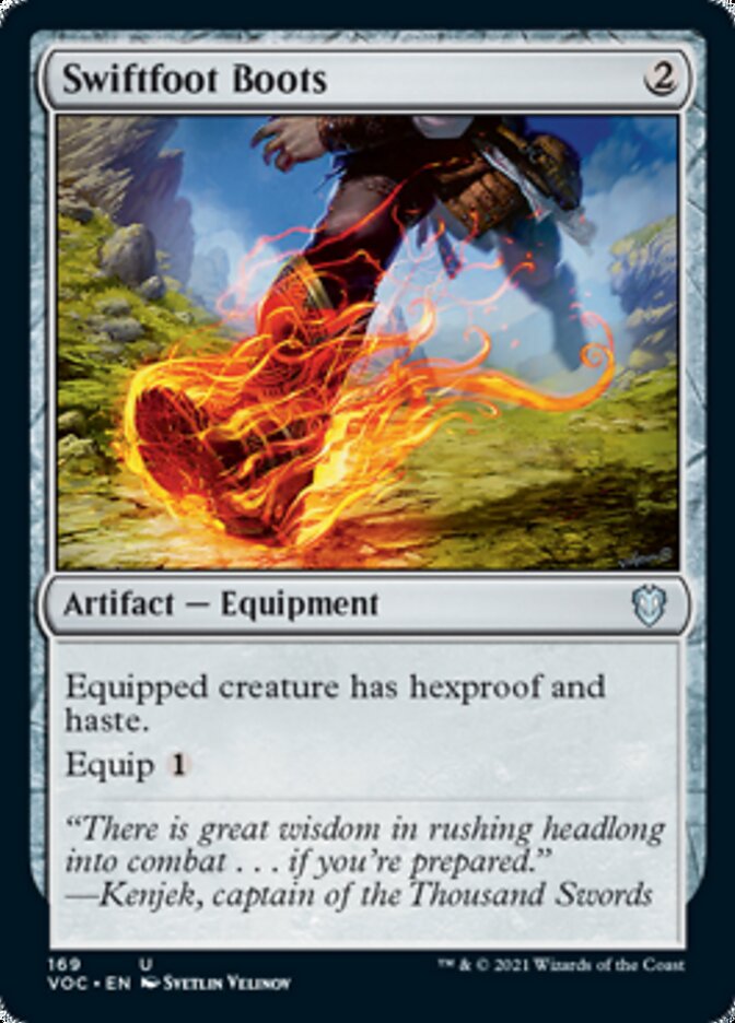 Swiftfoot Boots [Innistrad: Crimson Vow Commander] | Sanctuary Gaming