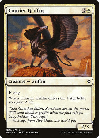 Courier Griffin [Battle for Zendikar] | Sanctuary Gaming