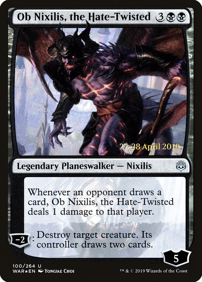 Ob Nixilis, the Hate-Twisted  [War of the Spark Prerelease Promos] | Sanctuary Gaming
