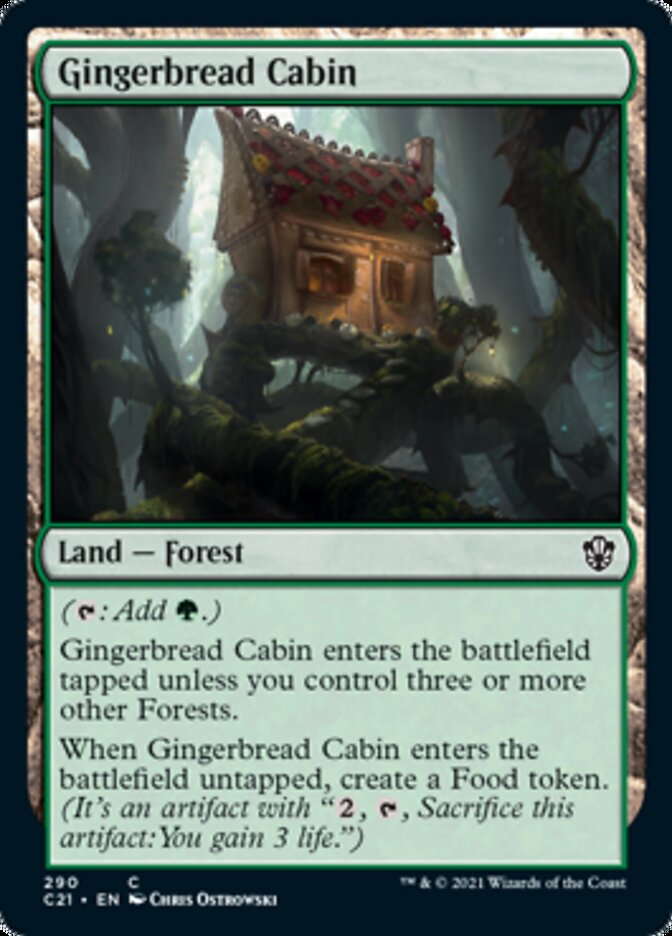 Gingerbread Cabin [Commander 2021] | Sanctuary Gaming