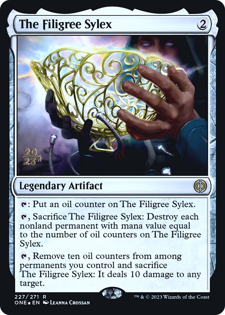 The Filigree Sylex [Phyrexia: All Will Be One Prerelease Promos] | Sanctuary Gaming