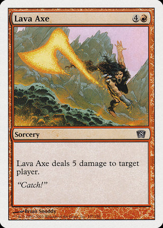 Lava Axe [Eighth Edition] | Sanctuary Gaming