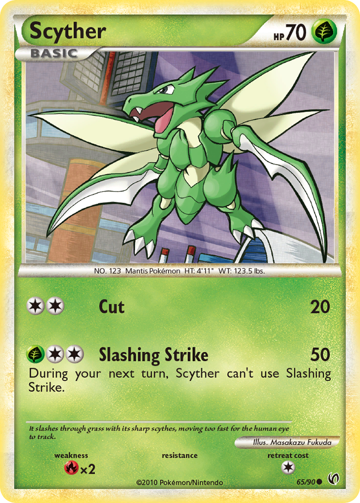 Scyther (65/90) [HeartGold & SoulSilver: Undaunted] | Sanctuary Gaming