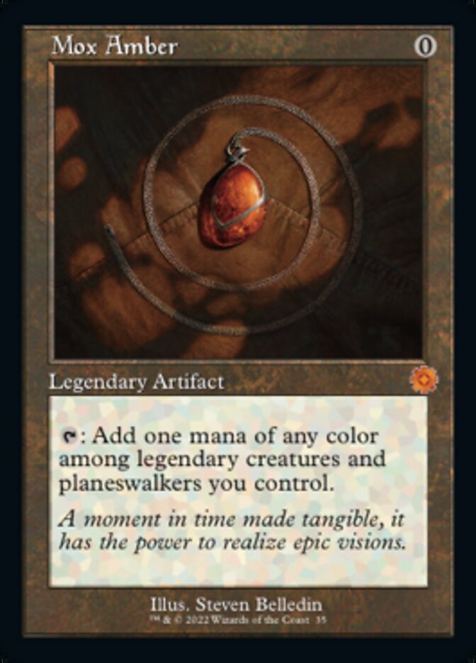 Mox Amber (Retro) [The Brothers' War Retro Artifacts] | Sanctuary Gaming