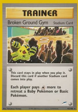 Broken Ground Gym (92/105) [Neo Destiny Unlimited] | Sanctuary Gaming