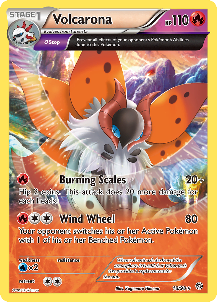 Volcarona (18/98) [XY: Ancient Origins] | Sanctuary Gaming