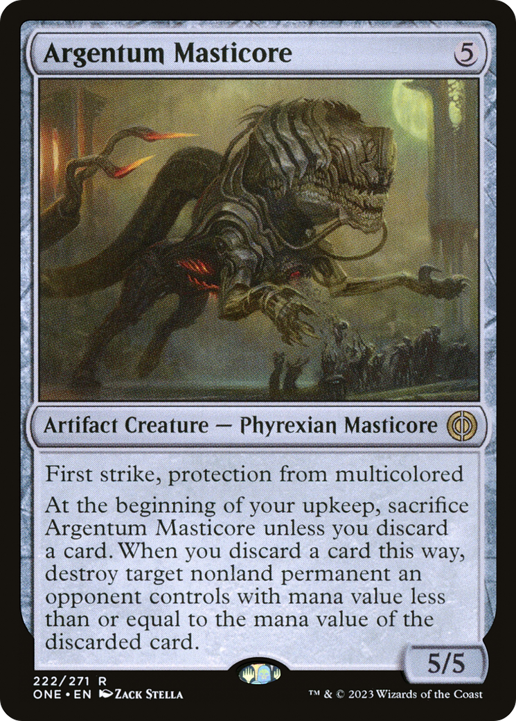 Argentum Masticore [Phyrexia: All Will Be One] | Sanctuary Gaming