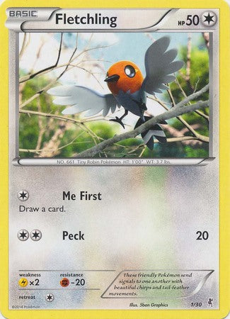 Fletchling (1/30) [XY: Trainer Kit 1 - Bisharp] | Sanctuary Gaming