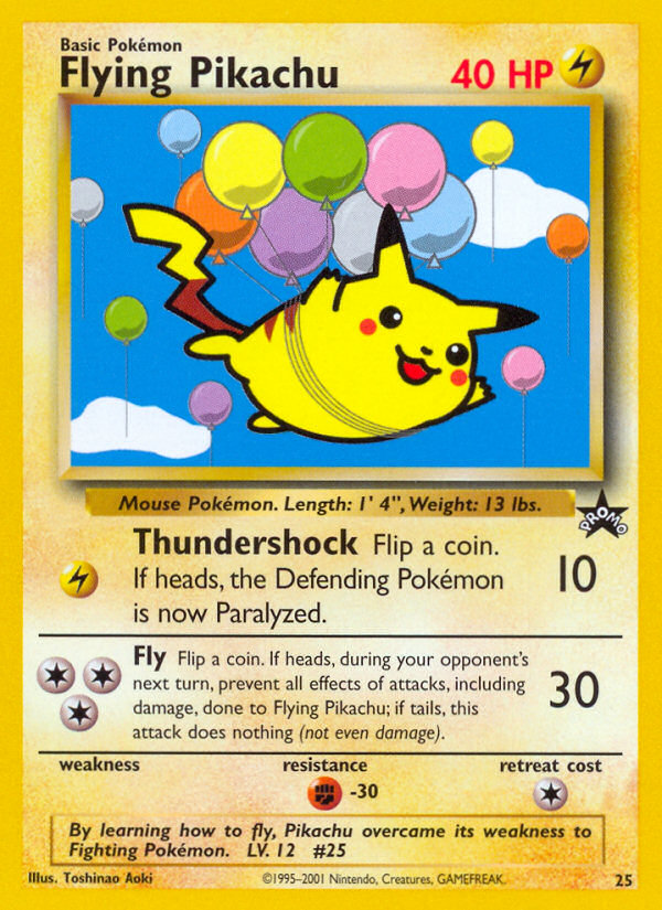 Flying Pikachu (25) [Wizards of the Coast: Black Star Promos] | Sanctuary Gaming