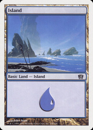 Island (336) [Eighth Edition] | Sanctuary Gaming