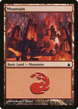 Mountain (301) [Ravnica: City of Guilds] | Sanctuary Gaming