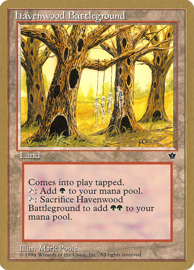 Havenwood Battleground (Mark Justice) [Pro Tour Collector Set] | Sanctuary Gaming