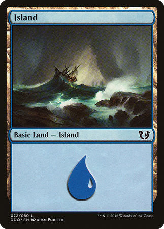 Island (72) [Duel Decks: Blessed vs. Cursed] | Sanctuary Gaming