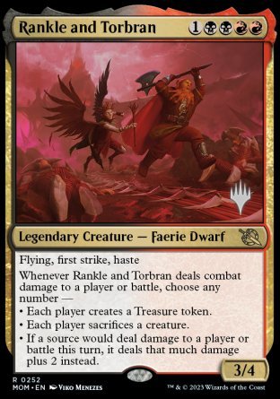 Rankle and Torbran (Promo Pack) [March of the Machine Promos] | Sanctuary Gaming
