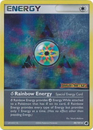 Rainbow Energy (88/101)(Delta Species) (Stamped) [EX: Dragon Frontiers] | Sanctuary Gaming