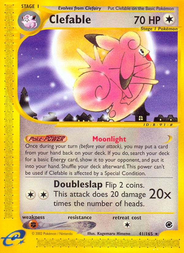 Clefable (41/165) [Expedition: Base Set] | Sanctuary Gaming