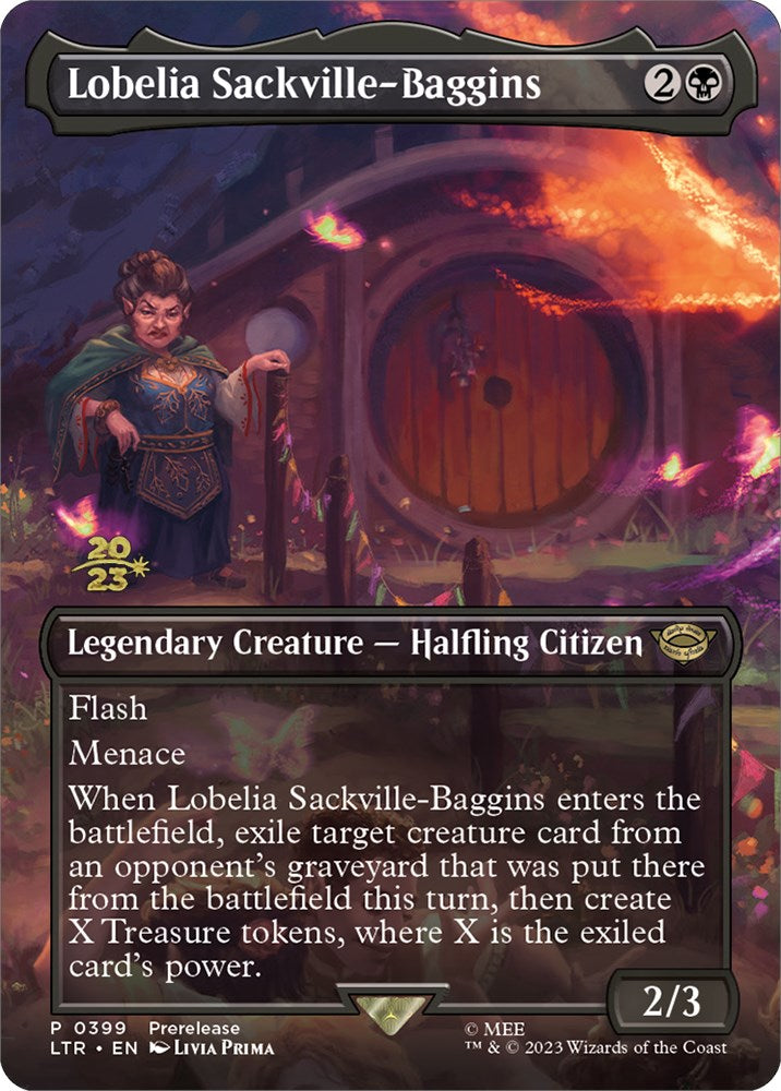 Lobelia Sackville-Baggins (399) [The Lord of the Rings: Tales of Middle-Earth Prerelease Promos] | Sanctuary Gaming