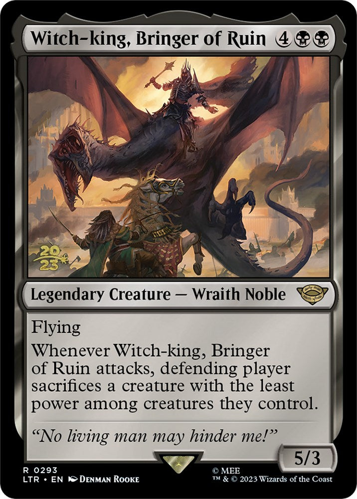 Witch-king, Bringer of Ruin [The Lord of the Rings: Tales of Middle-Earth Prerelease Promos] | Sanctuary Gaming