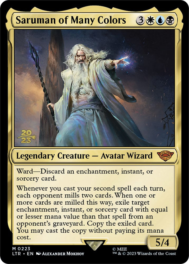 Saruman of Many Colors [The Lord of the Rings: Tales of Middle-Earth Prerelease Promos] | Sanctuary Gaming