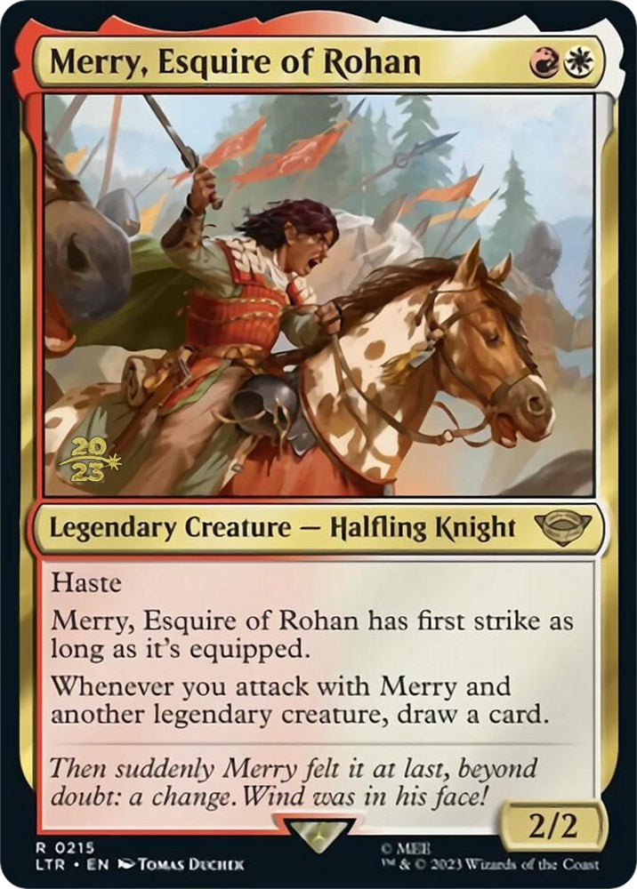 Merry, Esquire of Rohan [The Lord of the Rings: Tales of Middle-Earth Prerelease Promos] | Sanctuary Gaming