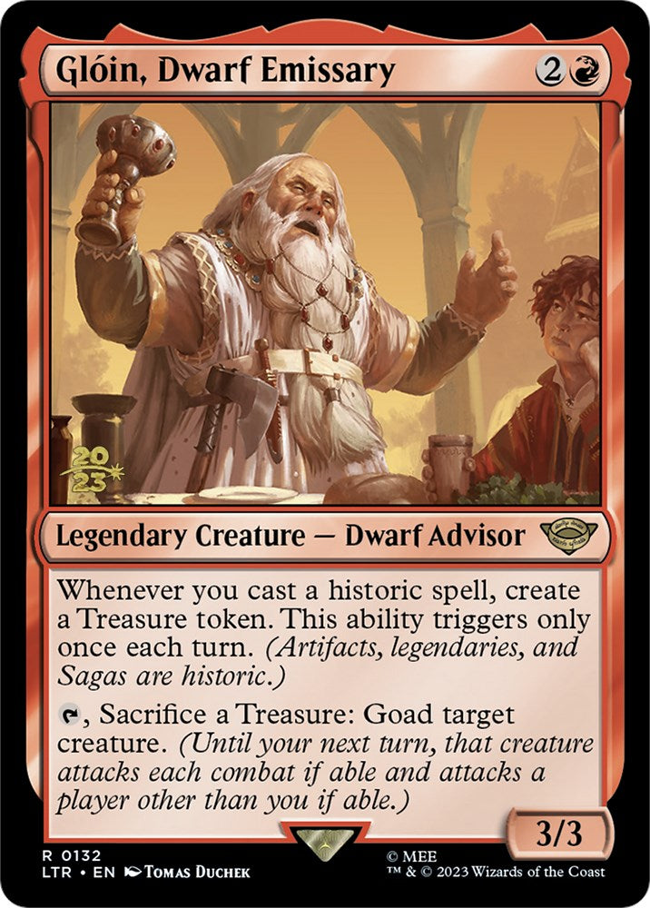 Gloin, Dwarf Emissary [The Lord of the Rings: Tales of Middle-Earth Prerelease Promos] | Sanctuary Gaming