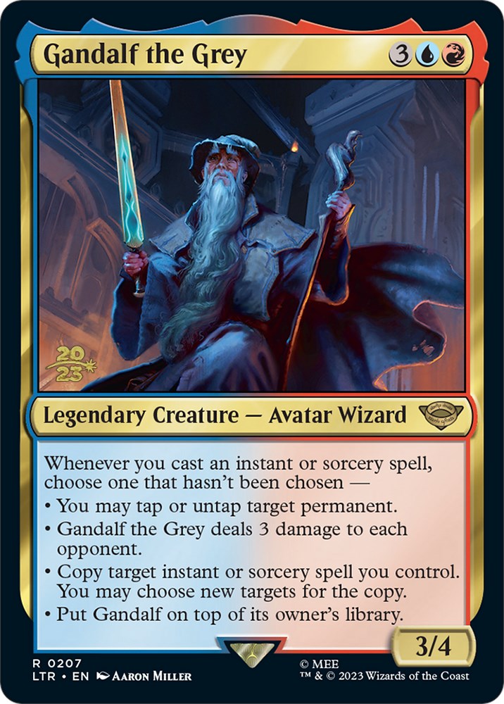 Gandalf the Grey [The Lord of the Rings: Tales of Middle-Earth Prerelease Promos] | Sanctuary Gaming