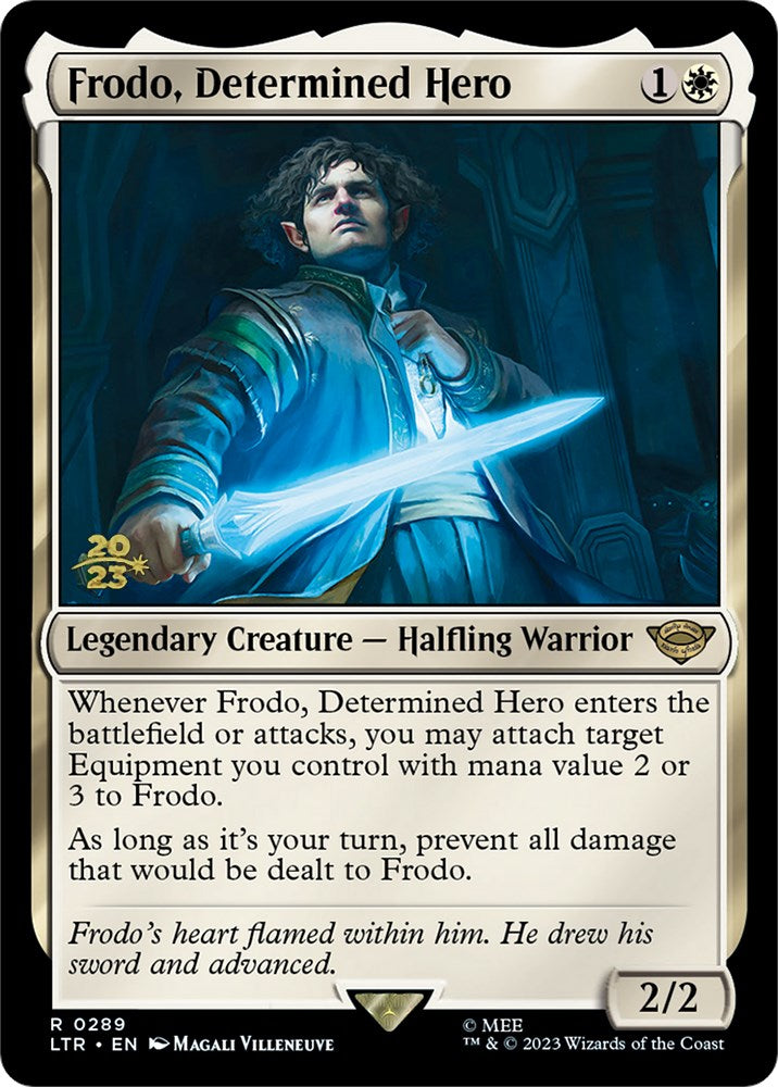 Frodo, Determined Hero [The Lord of the Rings: Tales of Middle-Earth Prerelease Promos] | Sanctuary Gaming