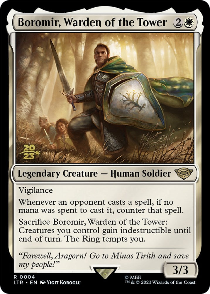 Boromir, Warden of the Tower [The Lord of the Rings: Tales of Middle-Earth Prerelease Promos] | Sanctuary Gaming
