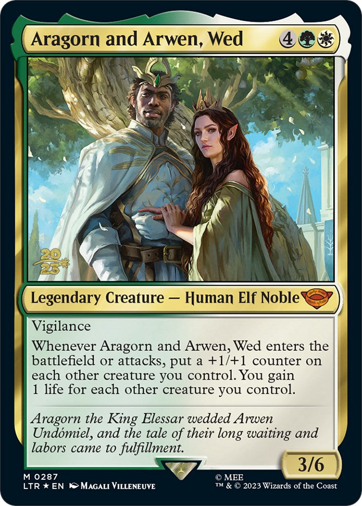 Aragorn and Arwen, Wed [The Lord of the Rings: Tales of Middle-Earth Prerelease Promos] | Sanctuary Gaming