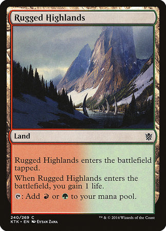 Rugged Highlands [Khans of Tarkir] | Sanctuary Gaming