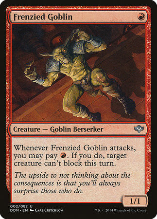 Frenzied Goblin [Duel Decks: Speed vs. Cunning] | Sanctuary Gaming