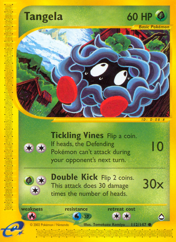 Tangela (112/147) [Aquapolis] | Sanctuary Gaming