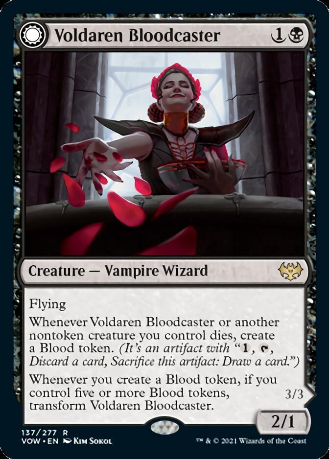 Voldaren Bloodcaster // Bloodbat Summoner [Innistrad: Crimson Vow] | Sanctuary Gaming