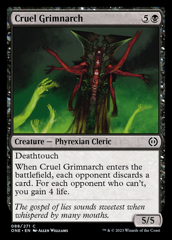 Cruel Grimnarch [Phyrexia: All Will Be One] | Sanctuary Gaming