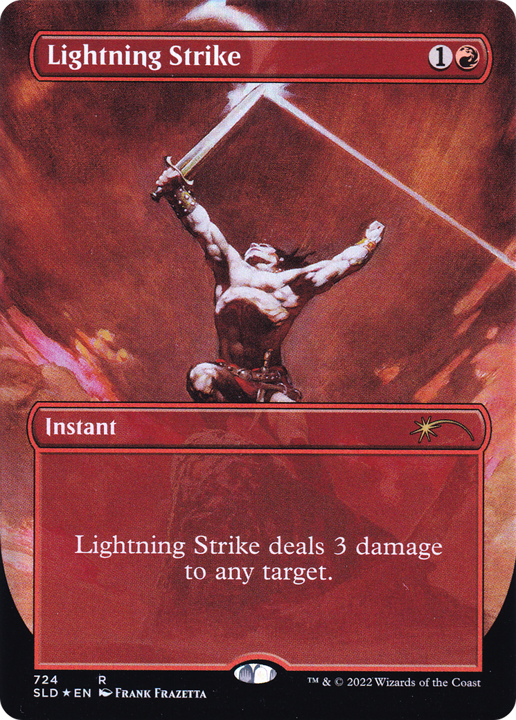 Lightning Strike (Borderless) [Secret Lair Drop Promos] | Sanctuary Gaming