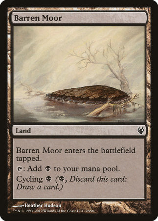 Barren Moor [Duel Decks: Izzet vs. Golgari] | Sanctuary Gaming