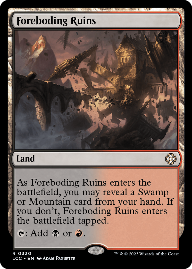 Foreboding Ruins [The Lost Caverns of Ixalan Commander] | Sanctuary Gaming