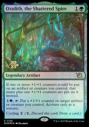 Ozolith, the Shattered Spire [March of the Machine Prerelease Promos] | Sanctuary Gaming