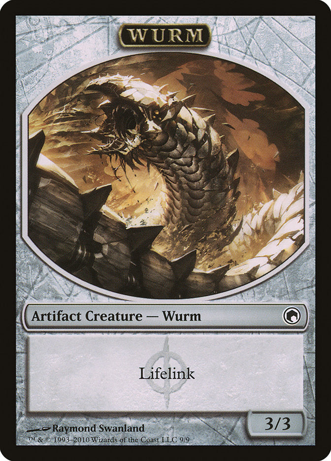 Wurm (Lifelink) [Scars of Mirrodin Tokens] | Sanctuary Gaming