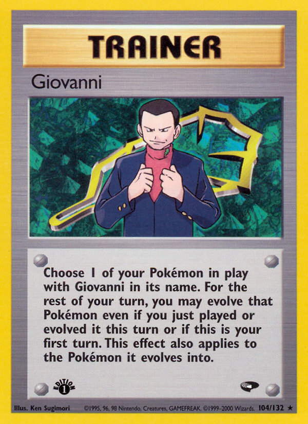 Giovanni (104/132) [Gym Challenge 1st Edition] | Sanctuary Gaming