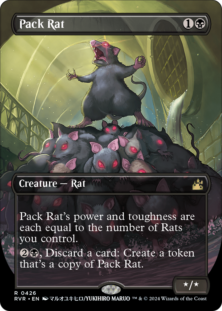 Pack Rat (Anime Borderless) [Ravnica Remastered] | Sanctuary Gaming