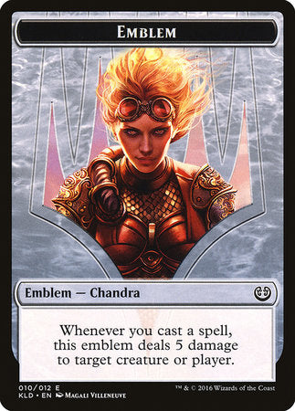 Emblem - Chandra, Torch of Defiance [Kaladesh Tokens] | Sanctuary Gaming