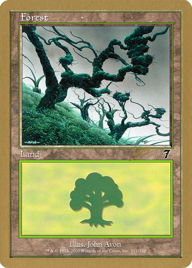 Forest (rl331) (Raphael Levy) [World Championship Decks 2002] | Sanctuary Gaming