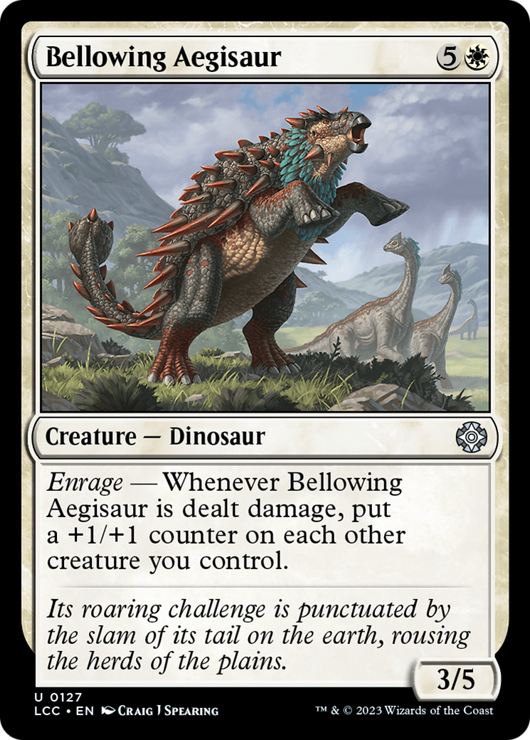 Bellowing Aegisaur [The Lost Caverns of Ixalan Commander] | Sanctuary Gaming