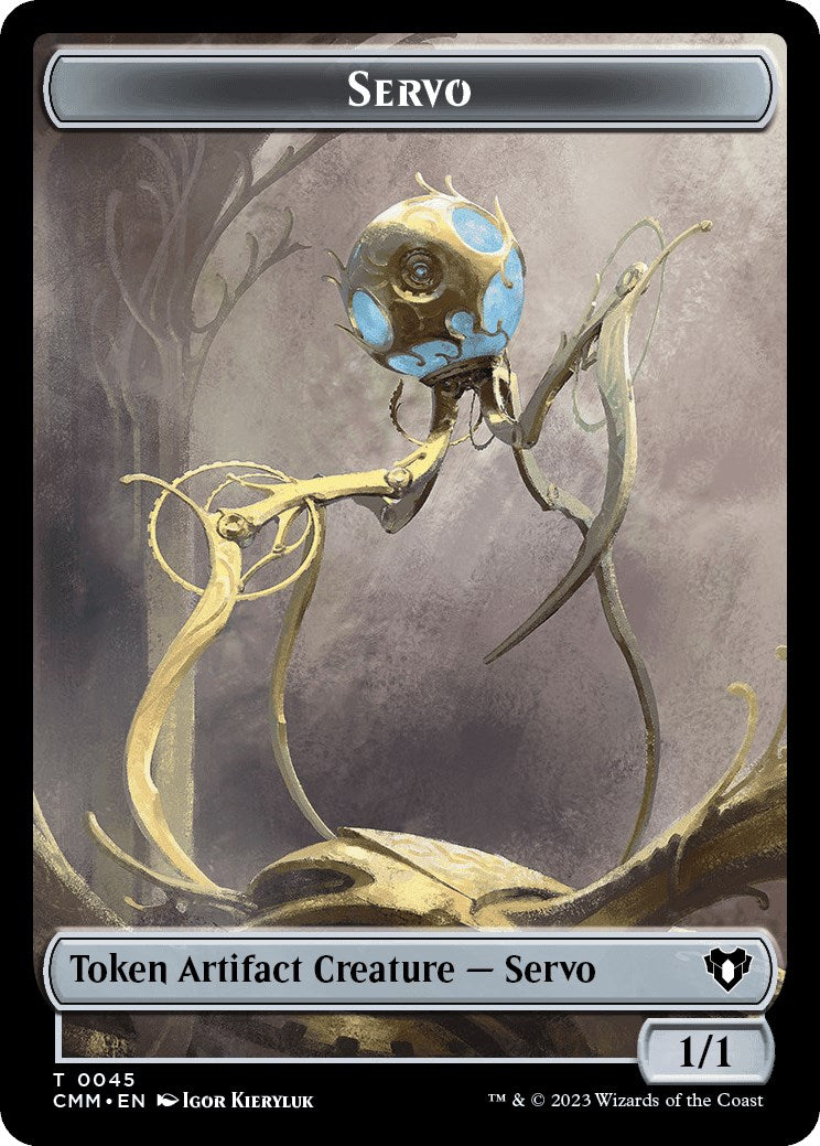 Servo // Thrull Double-Sided Token [Commander Masters Tokens] | Sanctuary Gaming