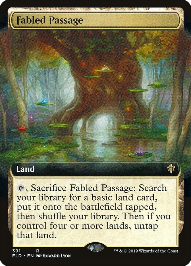 Fabled Passage (Extended Art) [Throne of Eldraine] | Sanctuary Gaming