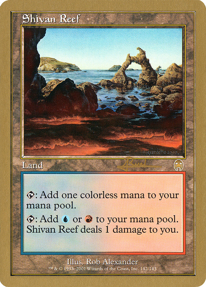 Shivan Reef (Antoine Ruel) [World Championship Decks 2001] | Sanctuary Gaming